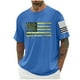 thumbnail image 1 of Tops para hombre, blusas y camisas de cuello redondo y manga corta para hombre, blusas casuales de cuello redondo con estampado de moda para hombre, blusas de cuello redondo y manga corta, camisas par, 1 of 5
