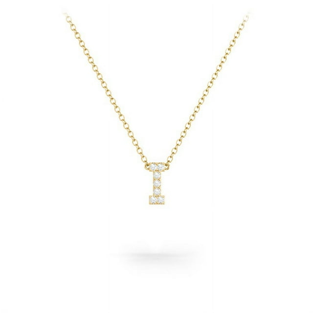 Pave Initial Necklace