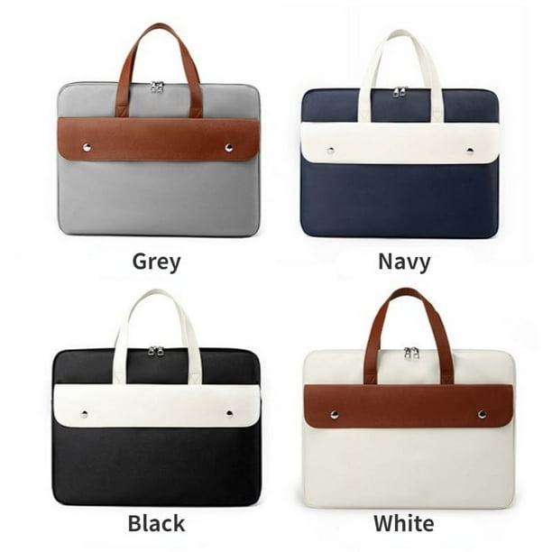 1 Pack Business Office Work Computer Bag 14 Inch Laptop Handbag Laptop And Tablet Bag Durable And Water Repellent Fabric Office Bag Laptop Briefcase
