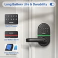 thumbnail image 5 of Cerradura de puerta inteligente NICE DIGI con asa para puerta delantera sin llave, 5 of 5