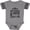 Football Heather and Smoke, variant on Inktastic Yiayia and Papou Love Me Granddaughter Girls Baby Bodysuit
