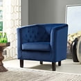 thumbnail image 5 of Modway Prospect Performance Velvet Armchair in Navy, 5 of 5