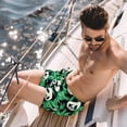 thumbnail image 2 of luoweisi Men's Beach Shorts Quick Dry Swim Trunks with Mesh Lining Panda 2XL, 2 of 5