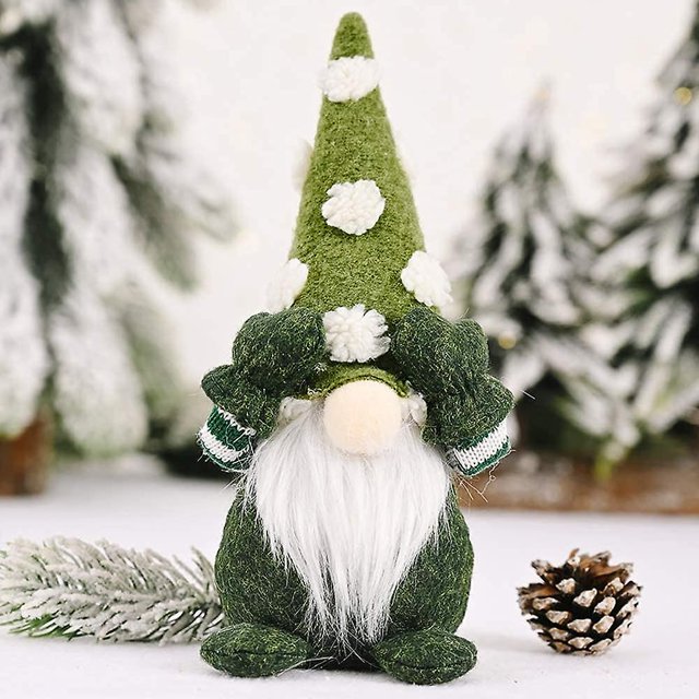 Juguete de peluche de gnomo de Navidad, mu?eco sin rostro de Navidad, decoración de gnomo de Navidad, mu?eco enano de Navidad, utilizado para dar regalos y decorar la sala de estar, la cama XianweiShao 8390605638428