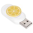 thumbnail image 3 of Innovative lemon-shaped USB flash drive, 16GB, portable, durable, moisture-proof, hot-swap, plug and play., 3 of 5