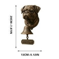 thumbnail image 2 of Dog Welcome Bell, German Shepherd Welcome Bell, Retro Funny Animal Welcome Doorbell, Wall-Mounted Decorative Cast Iron/Resin Hanging Bell, Farmhouse Wall Decoration & Housewarming Gift, 2 of 4