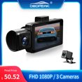thumbnail image 2 of 3 Channel Dash Cam FHD 1920*1080P Car DVR Dashcam G-Sensor HDR Motion Detection Rear Auto Video Registrar 24H Park Night Vision, 2 of 5