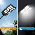 thumbnail image 6 of BlitzWill Waterproof 4000W Solar Street Lights 90000LM Motion Sensor Flood & Security Lights, Black, 6 of 9