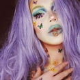 thumbnail image 2 of Waterproof Tattoo Stickers Cute Sweet And Spicy Girl Face Stickers Party Makeup Festival Dance Tattoo Stickers Halloween Makeup, 2 of 4