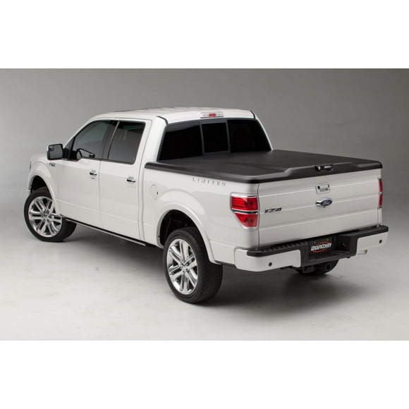 Fits 2015-2020 Ford F-150 UnderCover Tonneau Cover UC2168 Elite; Tilt-Up; Lockable; Textured Black; ABS Composite Material
