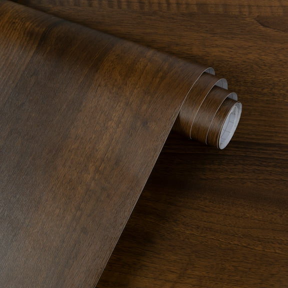 UMIGGEE Wood Grain Wallpaper 15.7-in x 118-in Peel and Stick Wallpaper Vinyl Film Self Adhesive Removable Brown Decor Wall Paper for Cabinet Drawer Shelf Liner Easy to Clean