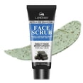 thumbnail image 1 of Exfoliante corporal, exfoliante corporal, exfoliante facial de carbón para hombres, elimina puntos negros, exfolia, hidrata, limpia profundamente y contiene 80 g de crema hidratante., 1 of 5