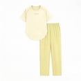 thumbnail image 5 of NAISIBABY Outfit Sets for Girls, Long Sleeve Tops and Pants 2-Piece Home Clothes Yellow Size 12, 5 of 6
