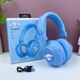 thumbnail image 4 of Nuevos auriculares deportivos Bluetooth Sanrio Kuromi Stitch de dibujos animados con LED intermitente, auriculares inalámbricos para juegos Esports, 4 of 6