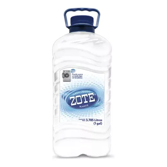 Zote Jabón Líquido Blanco de 1 Galón 3.785 Ls