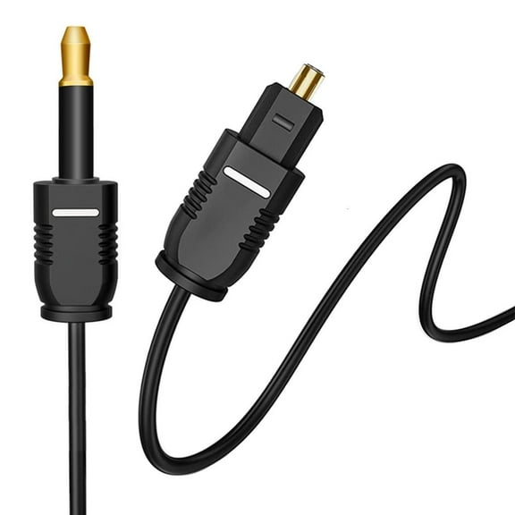 Sound Conversion from Optical to 3.5mm 192KHz Adapter Unidirectional Adapter for HDTV & Games for Home Sound Systems