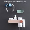 thumbnail image 3 of Dengjunhu Ergonomic Design Hair Dryer Holder Scratch Resistant Plastic Strong Load-bearing 2-in-1 Hair Dryer Organizer Household Supplies, 3 of 8