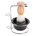 thumbnail image 1 of Ensemble de Brosses à Raser, Brosse à Raser Moussante Efficace avec Support en Acier Inoxydable pour Usage Domestique, 1 of 7