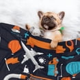 thumbnail image 3 of Pofeuu Creative Transport Print Puppy Blanket,Dog Blankets,Pet Blanket Cozy Cat Blankets for Indoor Cats, Fuzzy Pet Blanket for Kitten Doggy Dog Blankets-Medium, 3 of 8