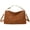 Brown, variant on Slouchy Shoulder Bag Suede Soft Hobo Crossbody Bag with Adjustable Retro Y2K Shoulder Purse Vegan Handbag