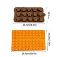 thumbnail image 2 of JIhuahe Fun Halloween Silicone Mold for Chocolate Fudge Cake Baking - Reusable Non-Stick Baking Tool with Easy Release for Party Treats and DIY Desserts, Ideal for Home Kitchen Use,A, 2 of 6