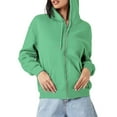 thumbnail image 3 of Licupiee Oversized Zip Up Hoodie for Women Baggy Loose Basic Zipper Hooded Sweatshirt Coat Y2K Jacket, 3 of 5