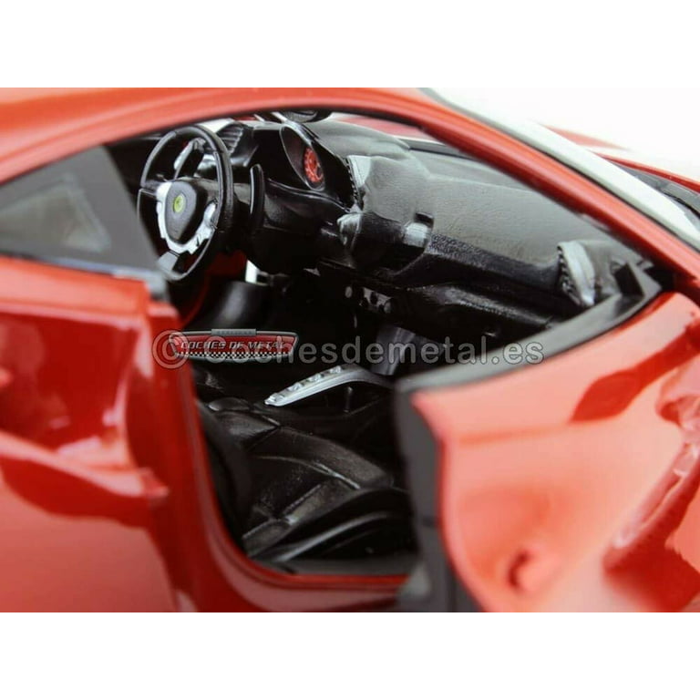 Ferrari Burago 1/18 Scale Diecast - 18-16008 488 GTB Rosso red