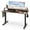 Brown, variant on Costway 55"x 24" Electric Standing Desk with 2 Drawers Monitor Stand Storage Shelf Black