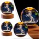 thumbnail image 1 of Crystal Ball Night Astronomy Lamp Creative 3D Glowing Planetary Galaxy, 1 of 3
