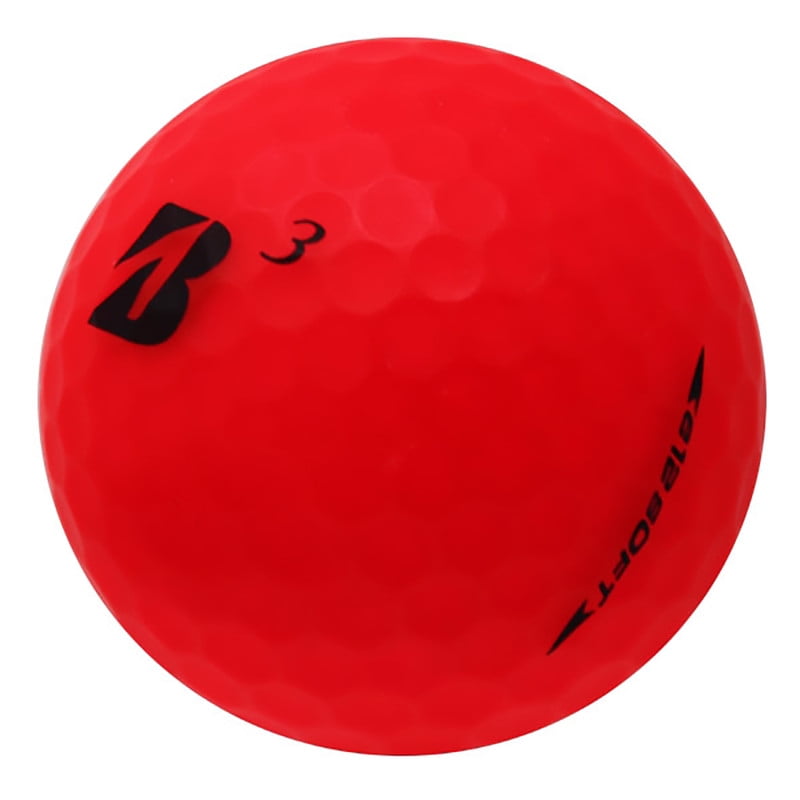 Pre-Owned Bridgestone e12 Matte Red Golf Balls, Mint / AAAAA Condition, 48 Count, by Reload