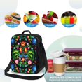 thumbnail image 4 of Naloa Roosters and Flowers Lunch box Lunch bag for men women Large capacity Lunchbox Insulated Lunch bag Lunch box cooler, 4 of 7