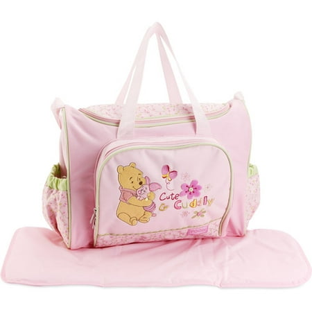 Disney Winnie the Pooh Baby Diaper Bag, Pink - 0