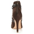 thumbnail image 4 of Journee Womens Samara Back Heel Zip Peep Toe Stiletto Booties, Widths Available, 4 of 10