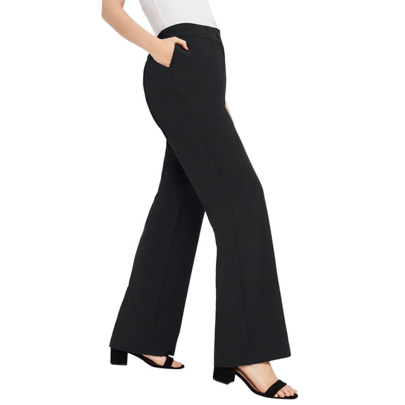 Jessica London Women's Plus Size Tummy Control Bi-Stretch Bootcut Pant