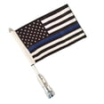 thumbnail image 3 of Ajustable 9 '' X 6 '' Bandera Azul De EE. UU. + Equipaje De Montaje De Asta De Bandera Sunnimix asta de bandera de la motocicleta, 3 of 8