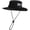 Black, variant on 1Pc Khaki Vintage Straw Beret Hat for Women Wedding Parties