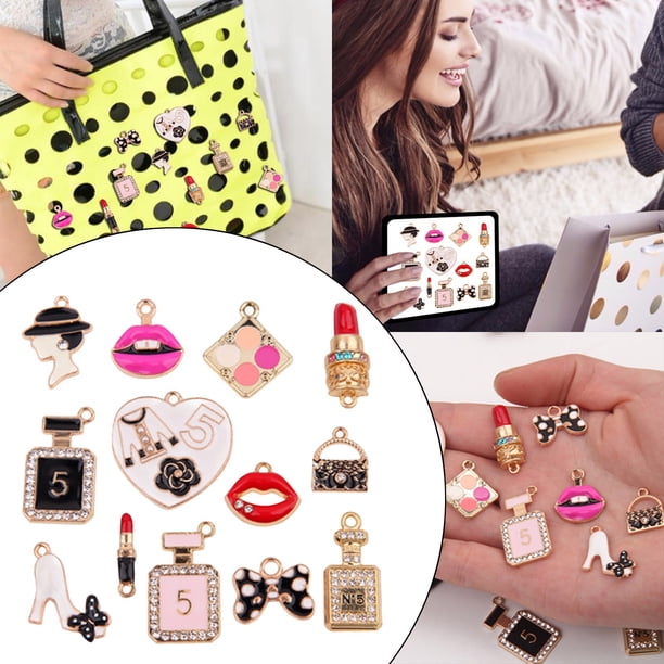 WILLBEST Aretes Mujer Oro Oro Plata Bling Charms Para Zapatos Decoración Charms Para Zapatos Para Mujer Surtido Oro
