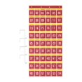 thumbnail image 4 of Gráfico de Bolsillo para El Aula, Organizador Colgante para El Aula, Soporte para Teléfono, Bolsillo, Soporte para Calculadora, Organizador de Bolsill Rojo, 4 of 9