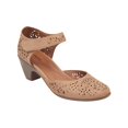thumbnail image 1 of Easy Spirit Womens Cindie Leather Mary Jane Heels Tan 8 Narrow (AA,N), 1 of 3