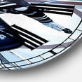 thumbnail image 3 of Designart Oversized Multicolor Analog Round Modern Traditional Wall Clocks, CLM25825-C23, 3 of 3