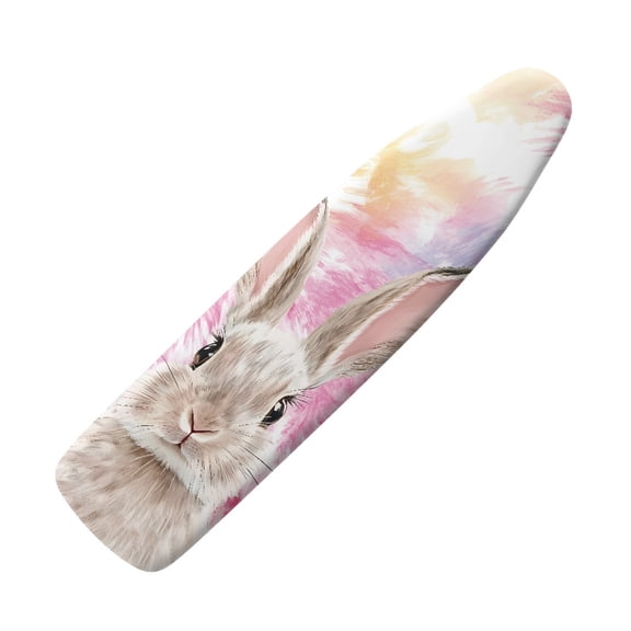 HELLHERO Rabbit Pattern Ironing Board Cover 15x54 Inch Replacement Accessories Breathable Polyester Iron Dust Cover for Friends