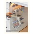 Wall Mount Hair Tool Organizer, No-Drill Curling Iron and Hair Dryer ...
