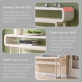 thumbnail image 4 of Aitjunz 63" Modern Entryway Table, Wood Console Table with Open Storage Shelf and Curved Edges, White, 4 of 6