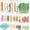Clear, variant on Qinline Reusable Food Storage Bags - 24 Pack Dishwasher Safe Freezer Bags, BPA Free Reusable Bags Silicone, Leakproof Reusable Lunch Bag for Salad Fruit Travel - 8 Gallon 8 Sandwich 8 Snack Bags