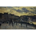 thumbnail image 2 of Siebe Johannes Ten Cate 14x11 Gold Ornate Wood Frame and Double Matted Museum Art Print Titled - Le Pont-Neuf, Seen from the Quai De La Megisserie (1902), 2 of 4