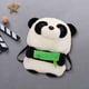 thumbnail image 1 of Mochila de Felpa Bolsa de Transporte Mochila de Panda de Dibujos Animados para Niños Decoración Damas Que Viajan, 1 of 9