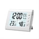 thumbnail image 3 of Reloj Electrónico con Pantalla LED con Día y Fecha Pantalla Digital Estéreo Reloj Despertador con Repetición Reloj de Escritorio con Temperatura Interior,A, 3 of 10