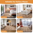 thumbnail image 3 of Cozydesg 9ftx12ft Large Area Rugs,Shag Fluffy Rugs for Living Room Bedroom, Modern Indoor Floor Rugs Soft Carpet Home Decro,Camel, 3 of 7