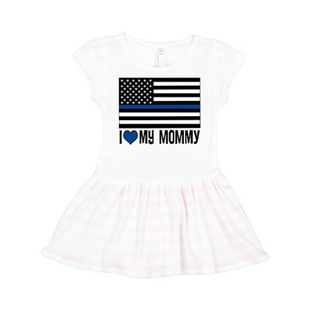 

Inktastic Police Officer Mommy Law Enforcement Gift Toddler Girl Dress