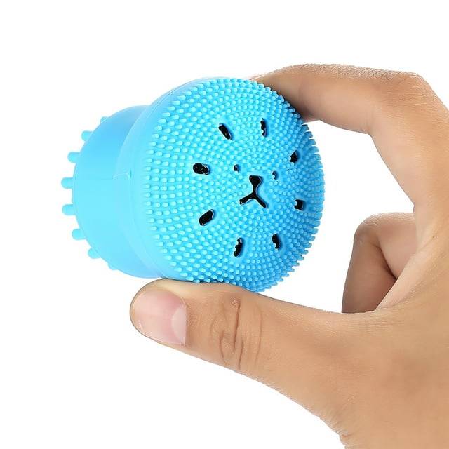 Cepillo De Limpieza Facial Cepillo De Silicona De Medusa De Mano Herramienta De Belleza Portátil Todo En Para Mujeres Limpieza Profunda De Poros Cepillo Exfoliante Manual